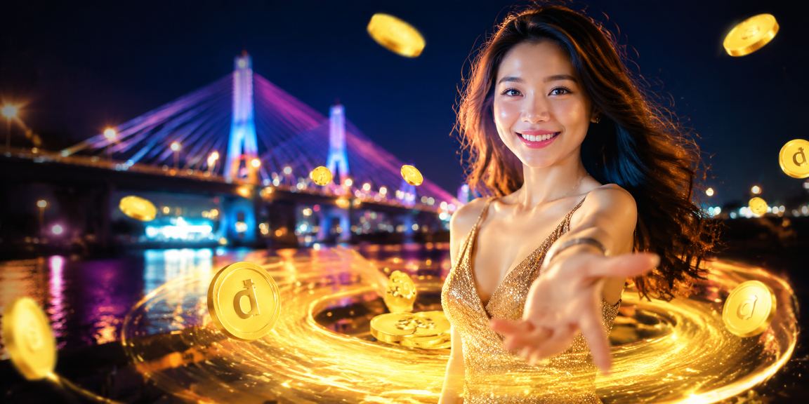 Khung cảnh Cần Thơ về đêm với ánh đèn neon – minh họa trải nghiệm cá cược trực tuyến sôi động tại 807
