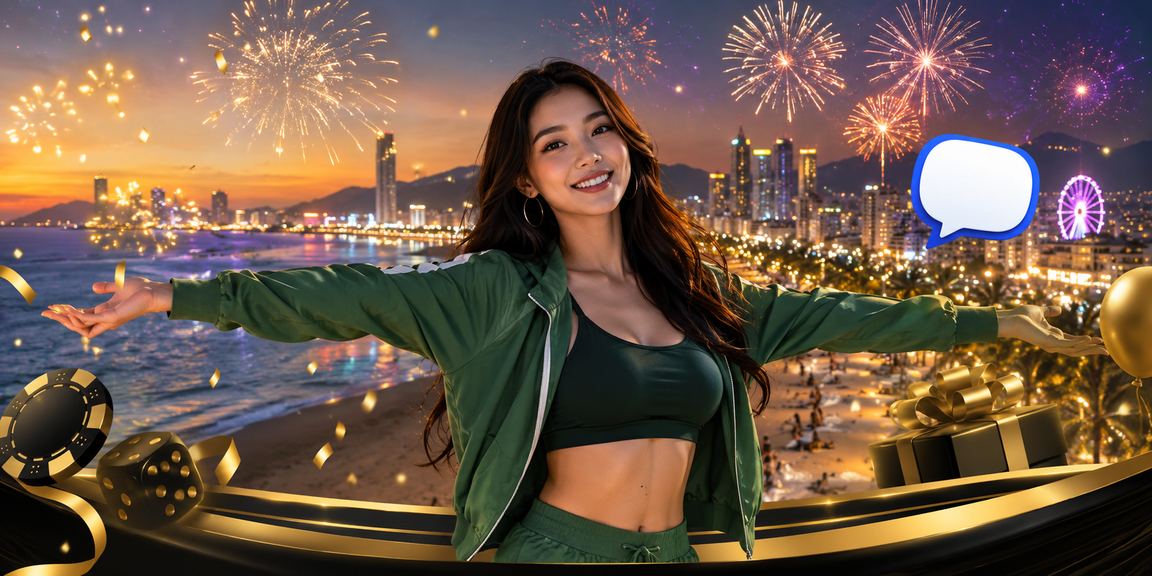 Khu giải trí casino bên bãi biển Đà Nẵng về đêm rực rỡ ánh đèn